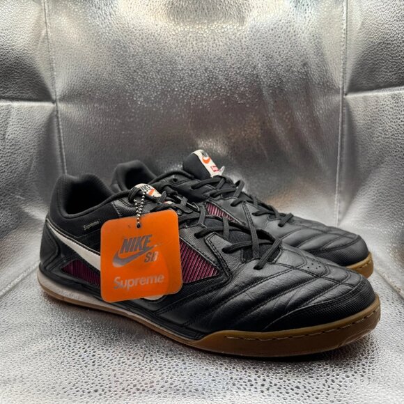 Size 14 Nike SB Gato QS Supreme Black Mens Low Top Trainer Shoes AR9821-001‎ main image 10